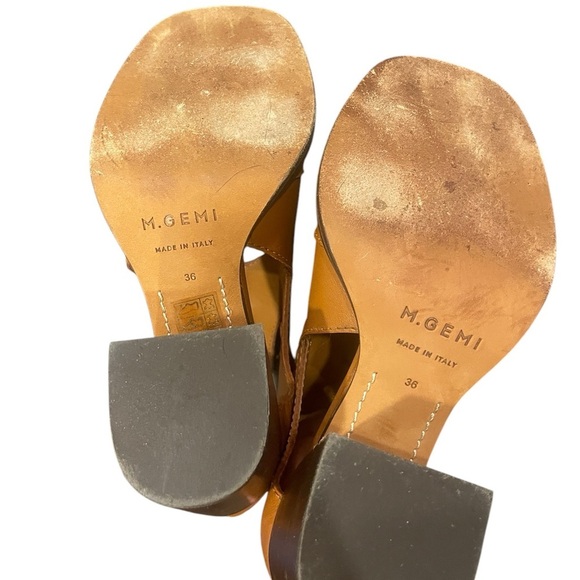M. Gemi Arianna tan Block Heel Sandals - Picture 5 of 9